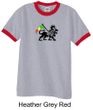 Rasta Lion Ringer Shirt