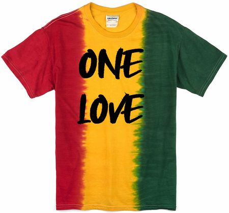Rasta Reggae ONE LOVE Tie Dye T-shirt