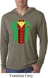 Rasta Vest Tuxedo Lightweight Hoodie Tee