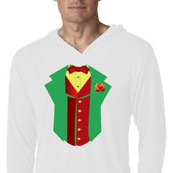 Rasta Vest Tuxedo Lightweight Hoodie Tee