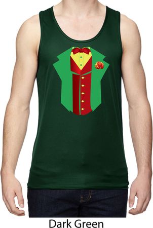 Rasta Vest Tuxedo Moisture Wicking Tank Top