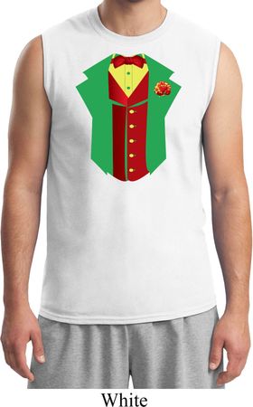 Rasta Vest Tuxedo Muscle Shirt