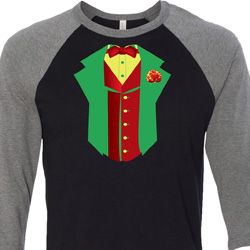 Rasta Vest Tuxedo Raglan Shirt
