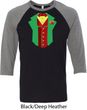 Rasta Vest Tuxedo Raglan Shirt