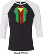 Rasta Vest Tuxedo Raglan Shirt