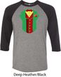 Rasta Vest Tuxedo Raglan Shirt