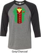 Rasta Vest Tuxedo Raglan Shirt