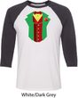 Rasta Vest Tuxedo Raglan Shirt