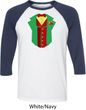 Rasta Vest Tuxedo Raglan Shirt