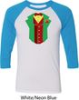 Rasta Vest Tuxedo Raglan Shirt