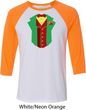 Rasta Vest Tuxedo Raglan Shirt