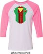 Rasta Vest Tuxedo Raglan Shirt