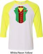 Rasta Vest Tuxedo Raglan Shirt