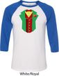 Rasta Vest Tuxedo Raglan Shirt