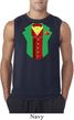 Rasta Vest Tuxedo Sleeveless Shirt