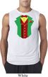 Rasta Vest Tuxedo Sleeveless Shirt