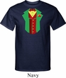 Rasta Vest Tuxedo Tall T-shirt