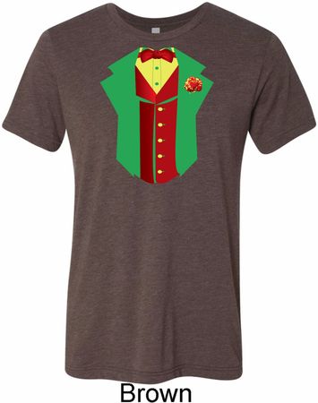 Rasta Vest Tuxedo Tri Blend T-shirt