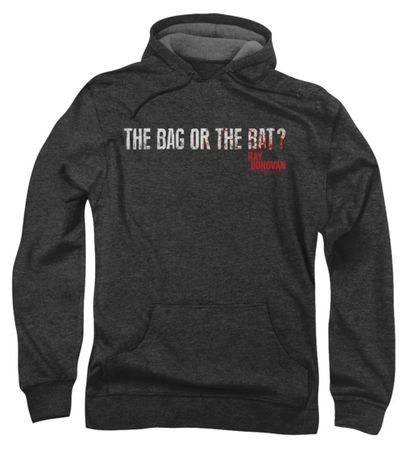 Ray Donovan Hoodie Sweatshirt Bag Or Bat Charcoal Adult Hoody