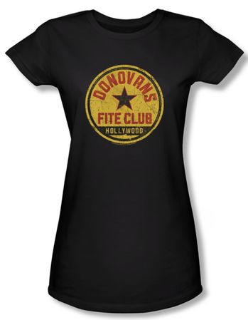 Ray Donovan Shirt Juniors Fite Club Black Tee T-Shirt
