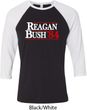 Reagan Bush 1984 Mens Raglan Shirt
