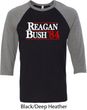 Reagan Bush 1984 Mens Raglan Shirt