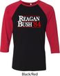 Reagan Bush 1984 Mens Raglan Shirt