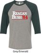 Reagan Bush 1984 Mens Raglan Shirt
