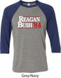 Reagan Bush 1984 Mens Raglan Shirt