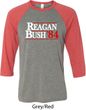 Reagan Bush 1984 Mens Raglan Shirt