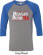 Reagan Bush 1984 Mens Raglan Shirt