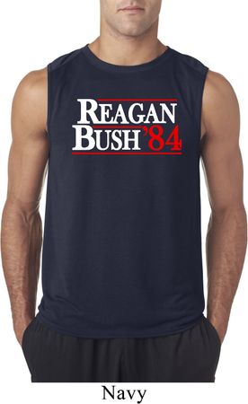 Reagan Bush 1984 Mens Sleeveless Shirt