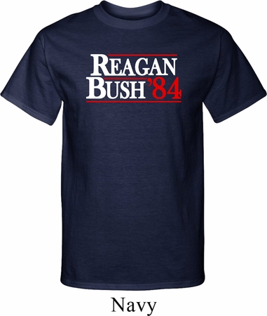 Reagan Bush 1984 Mens Tall Shirt
