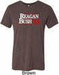 Reagan Bush 1984 Mens Tri Blend Crewneck Shirt