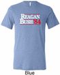 Reagan Bush 1984 Mens Tri Blend Crewneck Shirt