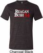 Reagan Bush 1984 Mens Tri Blend Crewneck Shirt
