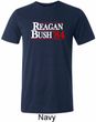 Reagan Bush 1984 Mens Tri Blend Crewneck Shirt