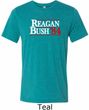 Reagan Bush 1984 Mens Tri Blend Crewneck Shirt