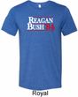 Reagan Bush 1984 Mens Tri Blend Crewneck Shirt