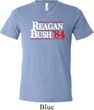 Reagan Bush 1984 Mens Tri Blend V-neck Shirt