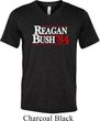 Reagan Bush 1984 Mens Tri Blend V-neck Shirt
