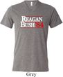 Reagan Bush 1984 Mens Tri Blend V-neck Shirt