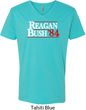 Reagan Bush 1984 Mens V-Neck Shirt