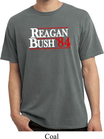 Reagan Bush 1984 Pigment Dyed Shirt