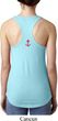 Red Anchor Patch Back Print Ladies Ideal Tank Top