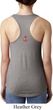 Red Anchor Patch Back Print Ladies Ideal Tank Top