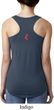 Red Anchor Patch Back Print Ladies Ideal Tank Top