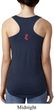 Red Anchor Patch Back Print Ladies Ideal Tank Top