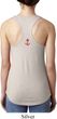 Red Anchor Patch Back Print Ladies Ideal Tank Top
