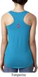 Red Anchor Patch Back Print Ladies Ideal Tank Top